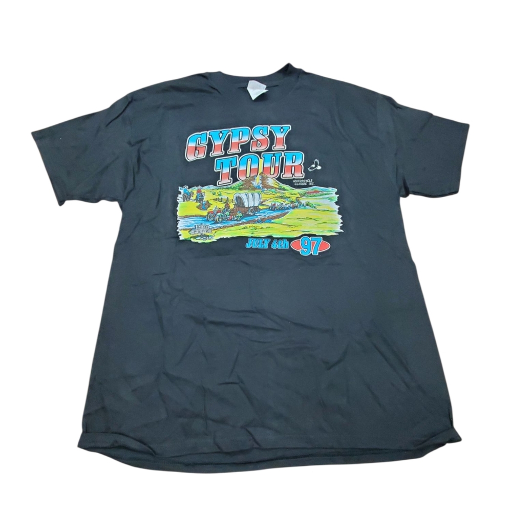 Black Gypsy Tour Graphic T-Shirt Vintage 1997